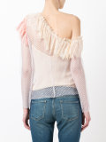 ruffle trim top