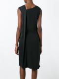 draped asymmetric dress