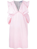 ruffled mini dress
