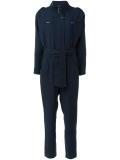 high neck belted jumpsuit