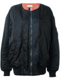 long length bomber jacket