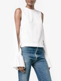 open shoulder blouse