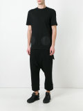 rear slit layer T-shirt  