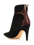 buckle front pointed toe boots