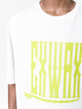 'exwax' printed t-shirt