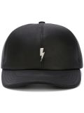 lightning bolt plaque cap