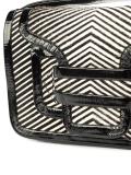 striped satchel