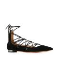 lace-up ankle ballerinas
