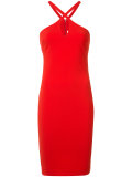 crossed straps dress
