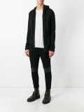 zip up hooded jacket 