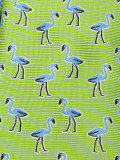 flamingos print tie 
