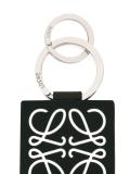 leather logo keyring