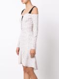 cut-off shoulders dress
