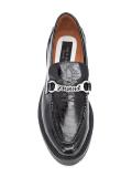 chain detailing loafers