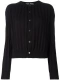 ribbed cropped cardigan