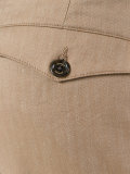 side-buckle chino trousers