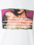 stylised print T-shirt
