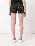 logo print shorts