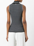 horizontal stripe sleeveless top