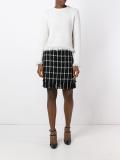 knit fringed skirt