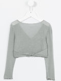 V-neck cropped top