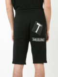 bull print drawstring shorts 