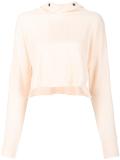 cropped hoodie