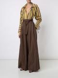 'Wide Stripe Long Karate' trousers