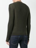 knitted chest pocket pullover