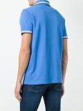 contrast trim polo shirt