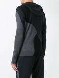 contrast hoodie 