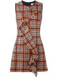 plaid ruffled dress