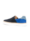 block panel slippers 