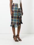 tartan checked skirt
