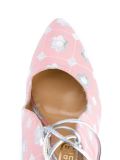 Leandra Tie Wedge Pumps