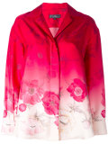ombré floral shirt