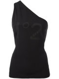 tonal logo print top
