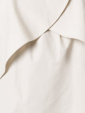 asymmetric pleat A-line dress