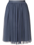 pleated full skirt