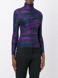 melange fine knit top