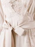 lace detail wrap dress