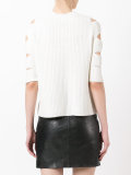 'Nobel' cold shoulder sweater