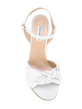 twist-detailed block heel sandals