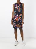 bird of paradise print dress