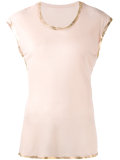 ribbon trim T-shirt