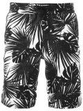 palm print shorts