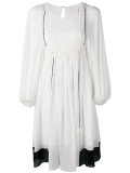 layered frill dress