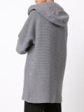 faux fur detail cardi-coat