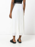 iridescent pleated skirt