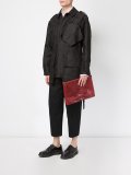 top zip clutch